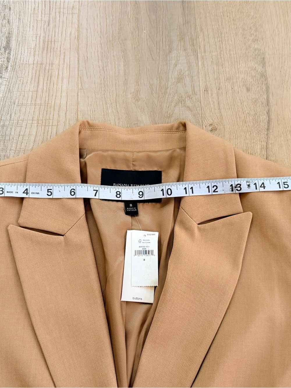 Banana Republic Tan Single-Button Blazer - Picture 6 of 13